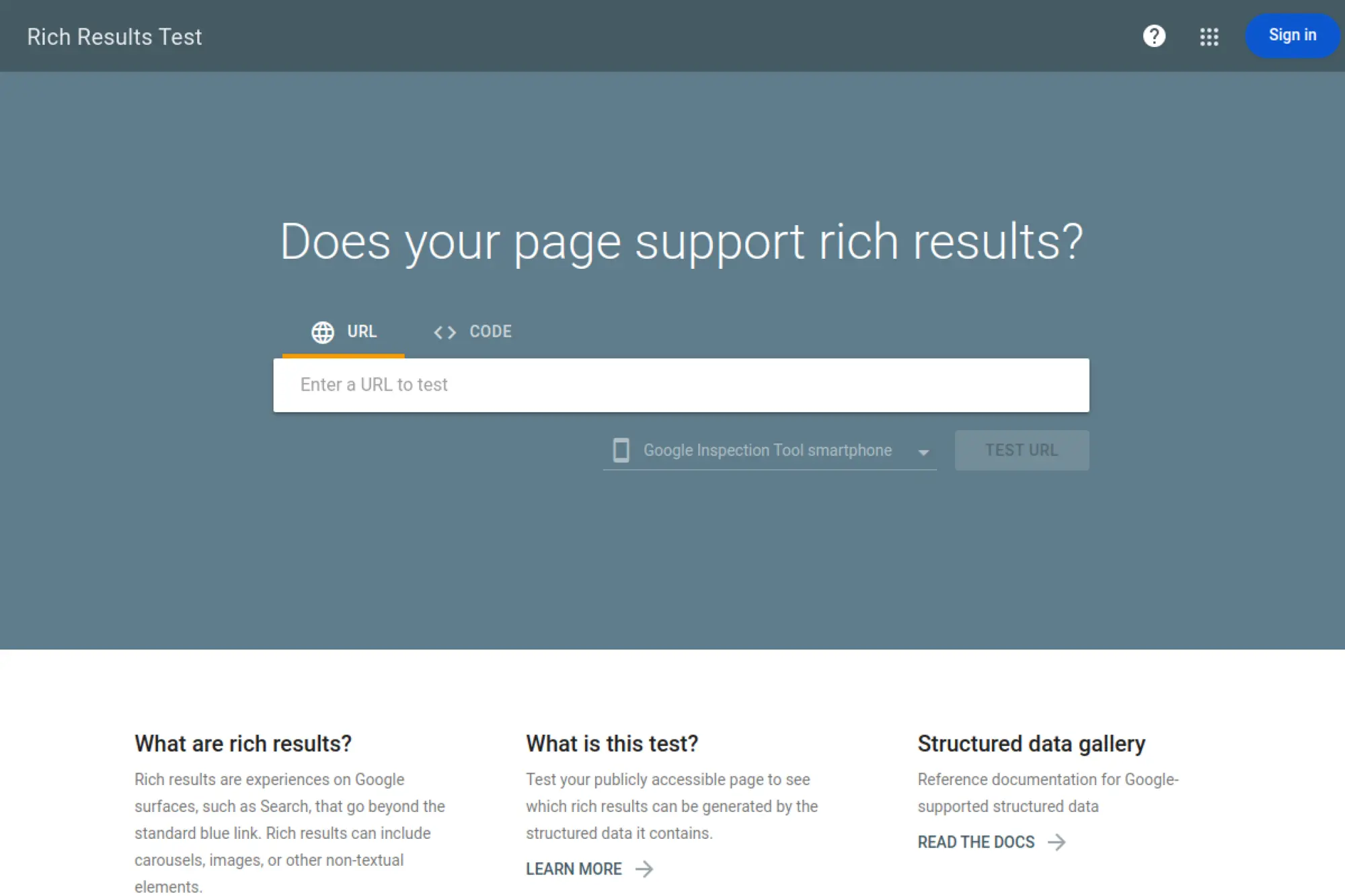 26. Rich Results Test