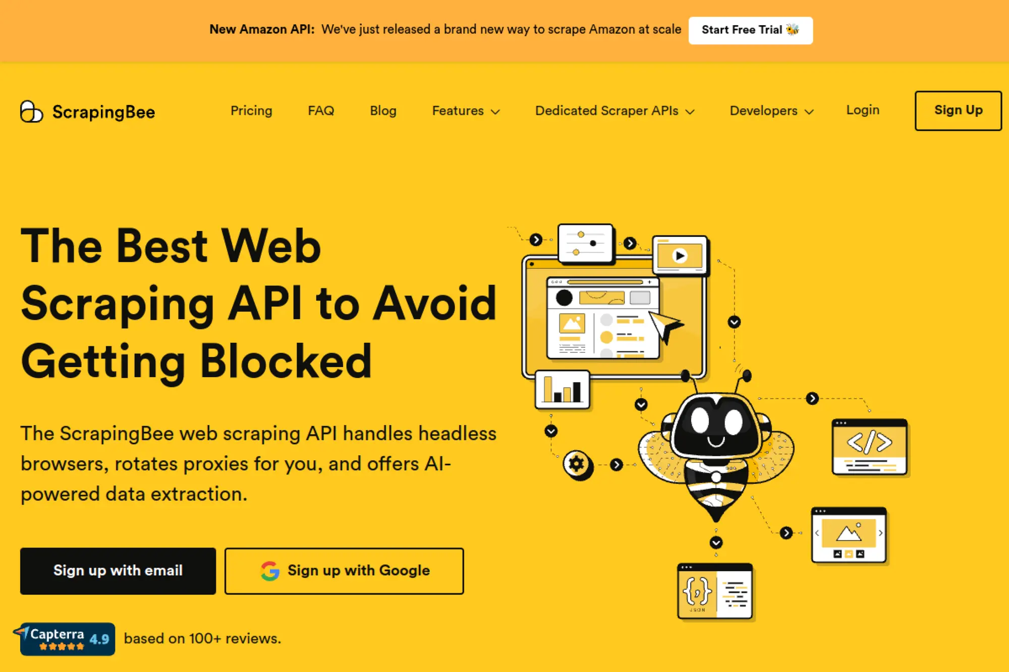 20. ScrapingBee