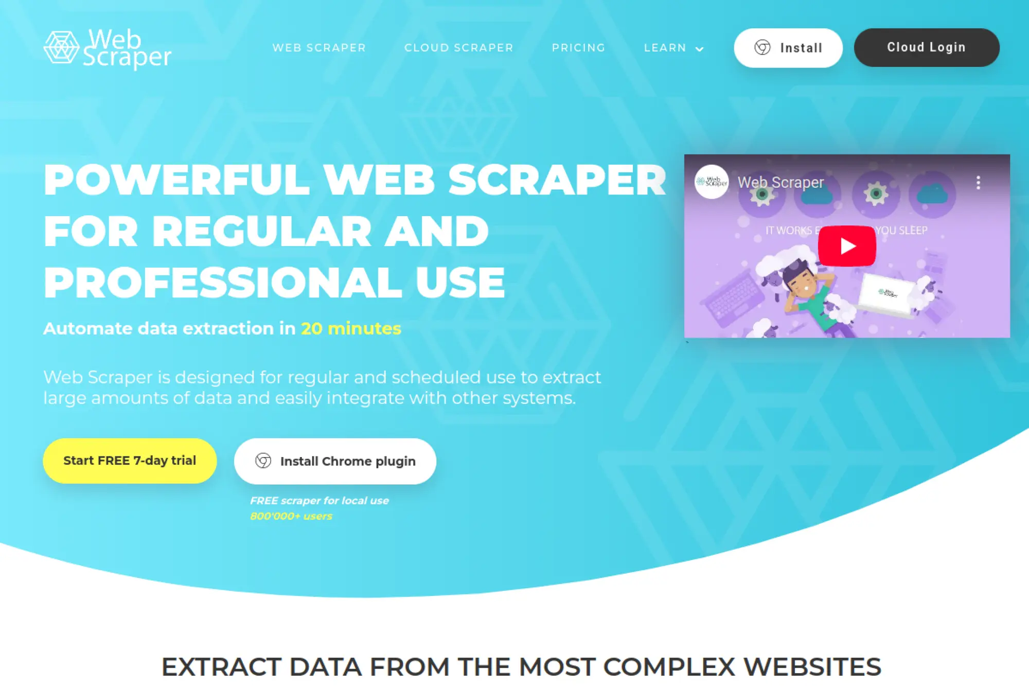 9. Web Scraper