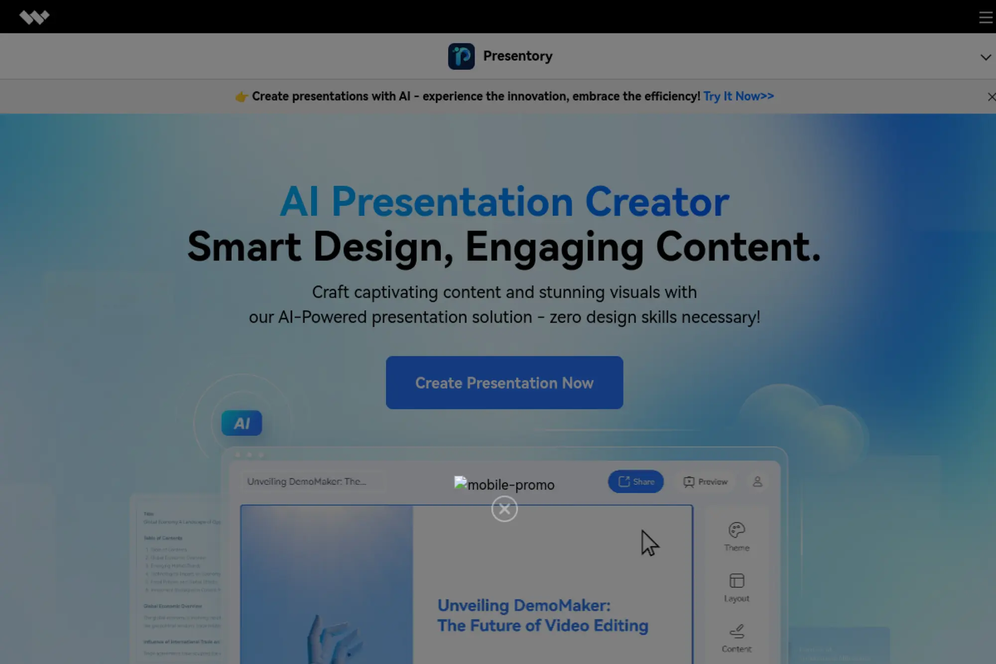 23. Wondershare Presentory