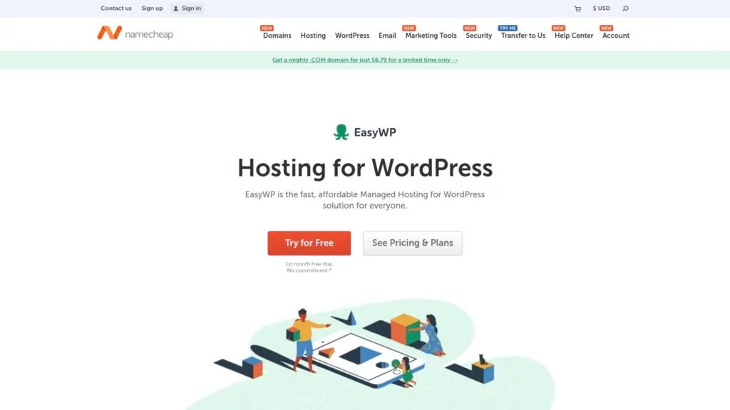 ២៩. ឈ្មោះ​ថោក EasyWP