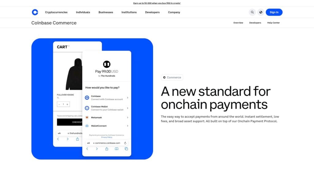 30. Coinbase Commerce