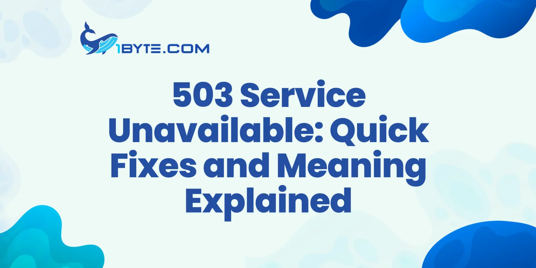 503 Service Unavailable Meaning and How to Fix It Quickly