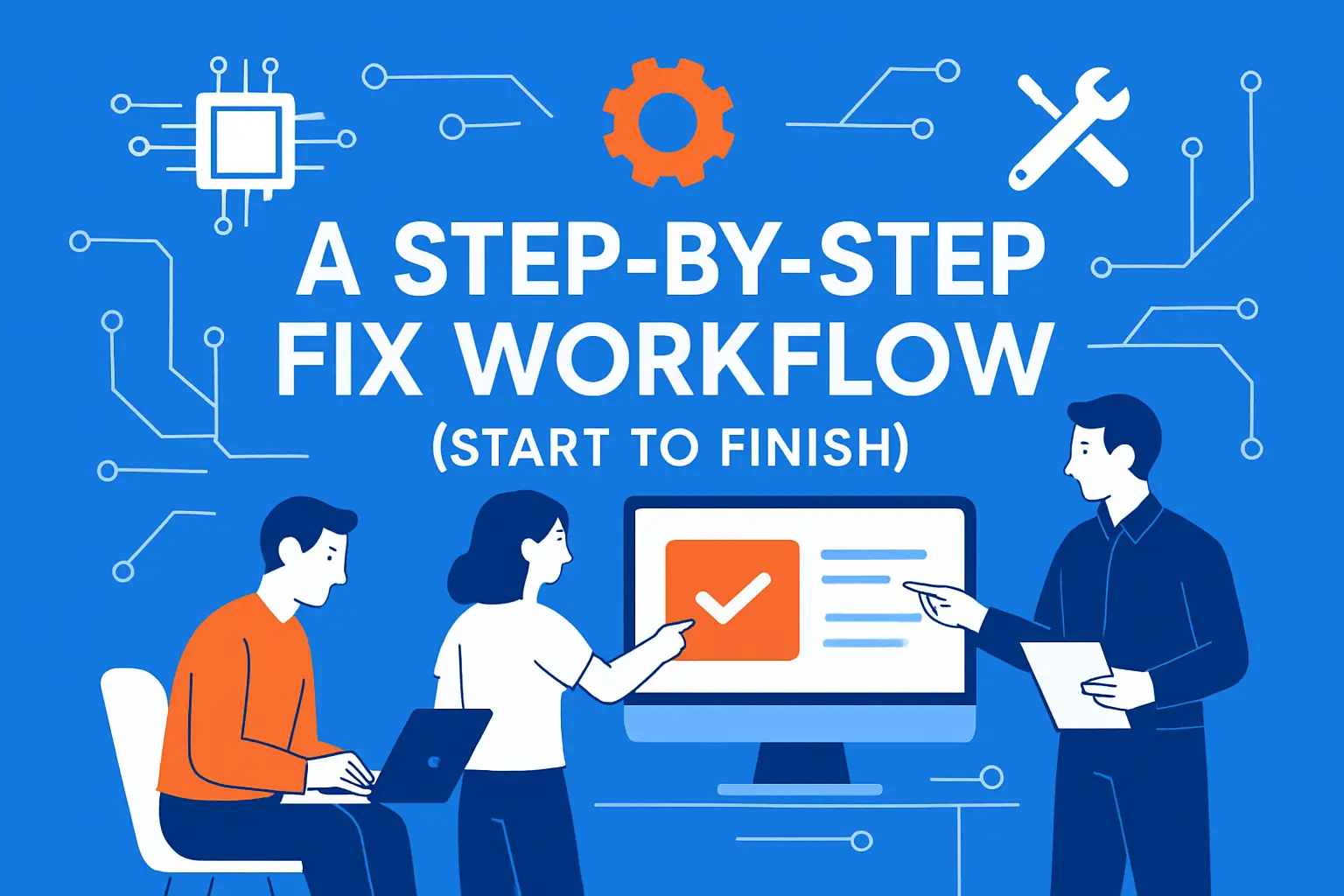 A Step-by-Step Fix Workflow (Start to Finish)