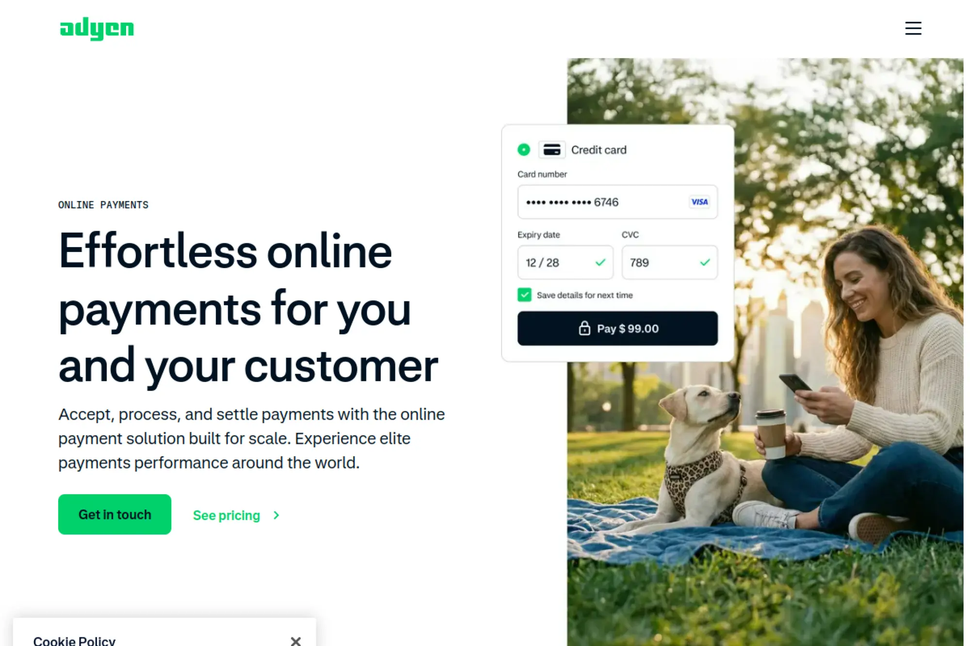 4. Adyen Online Payments