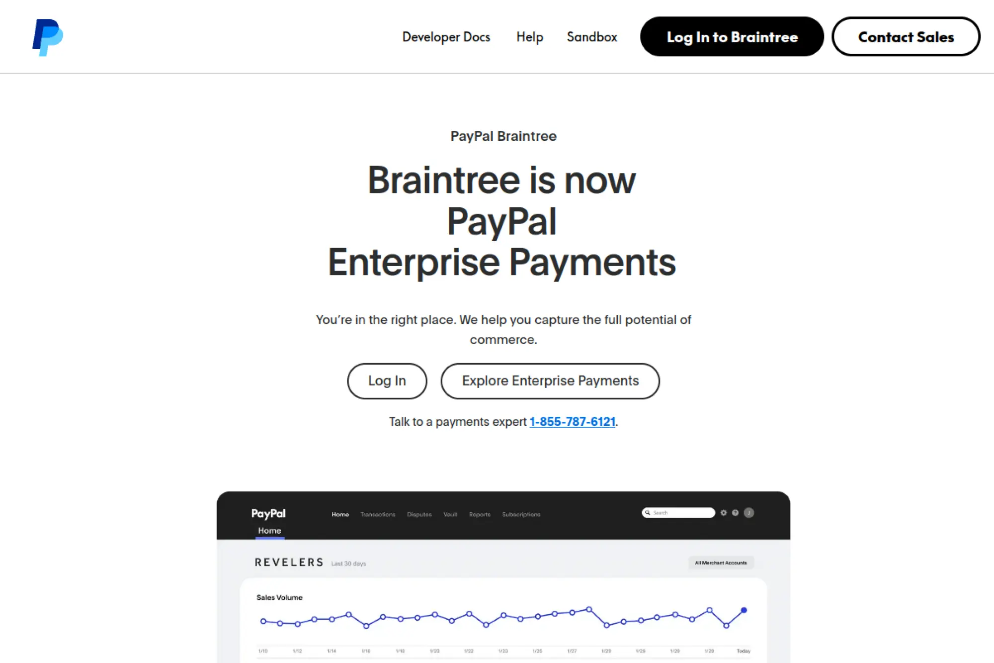 6. PayPal Enterprise Payments (Braintree)