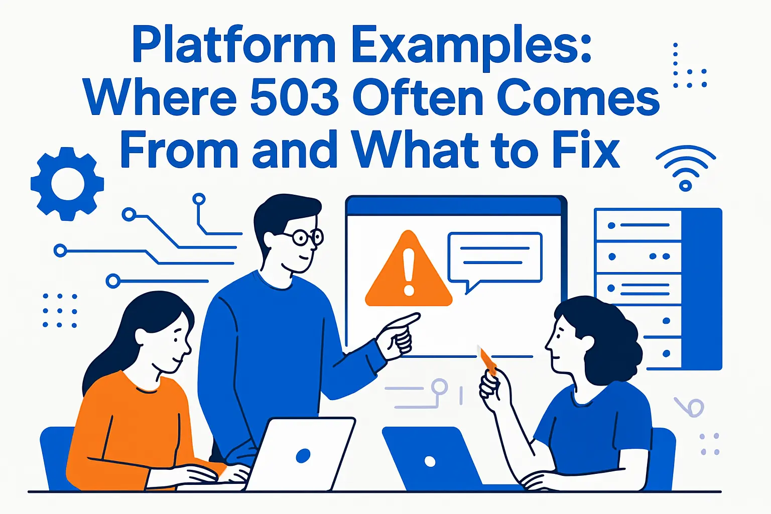Platform Examples: Where 503 Often Comes From and What to Fix