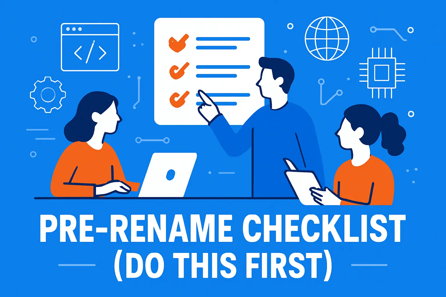 Pre-Rename Checklist (Do This First)