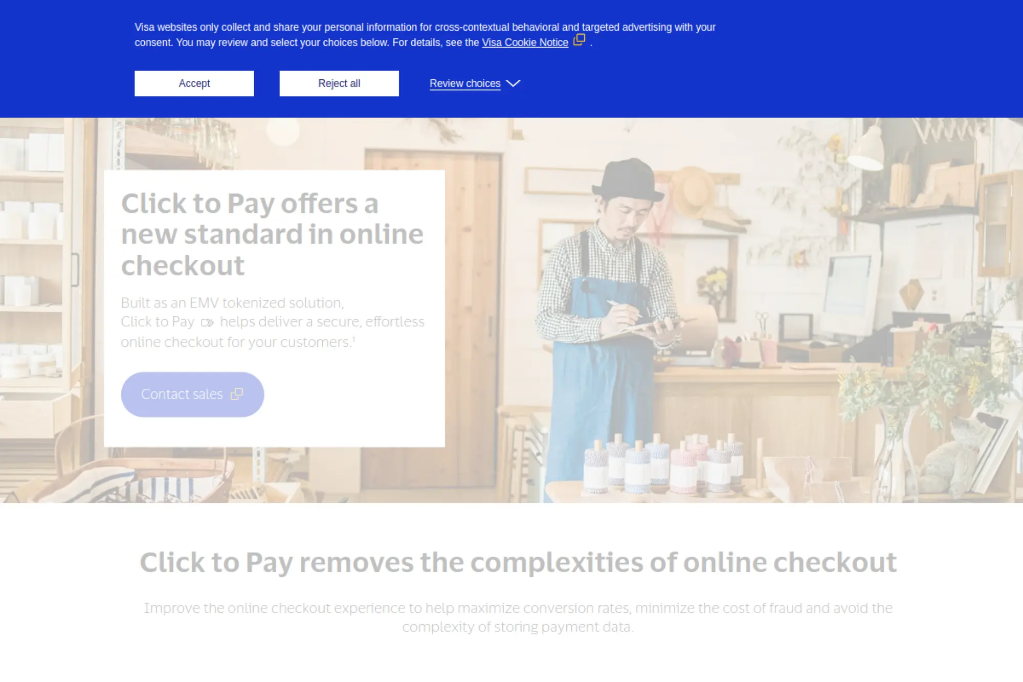 13. Visa Click to Pay