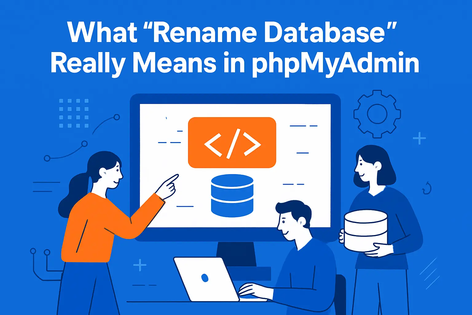 What “Rename Database” Really Means in phpMyAdmin