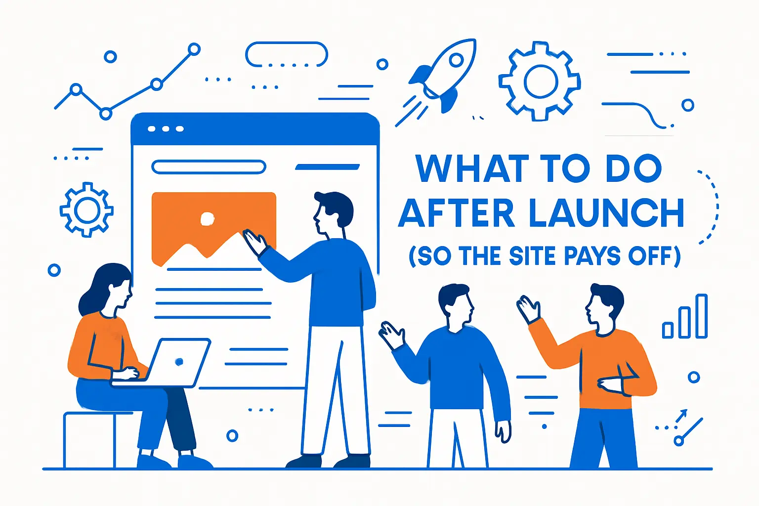 What to Do After Launch (So the Site Pays Off)