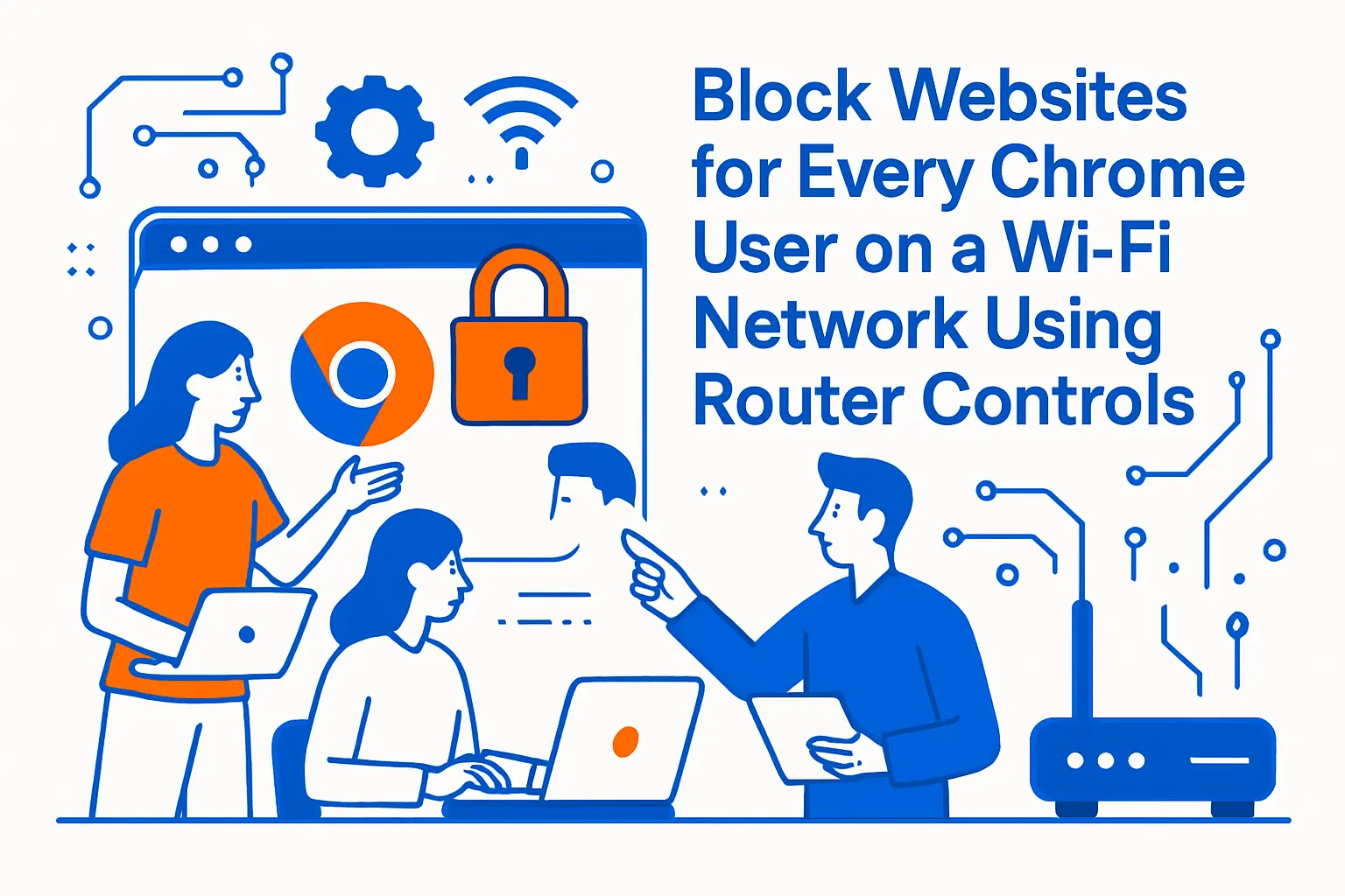 Block Websites for Every Chrome User on a Wi-Fi Network Using Router Controls