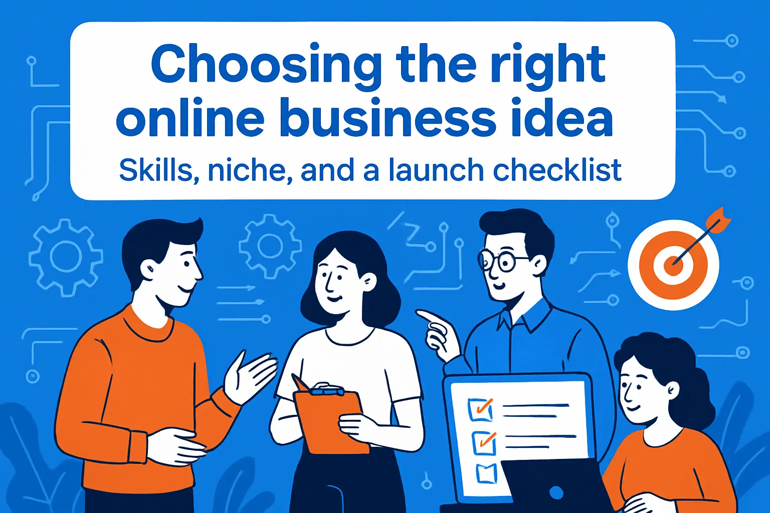 Choosing the right online business idea: skills, niche, and a launch checklist