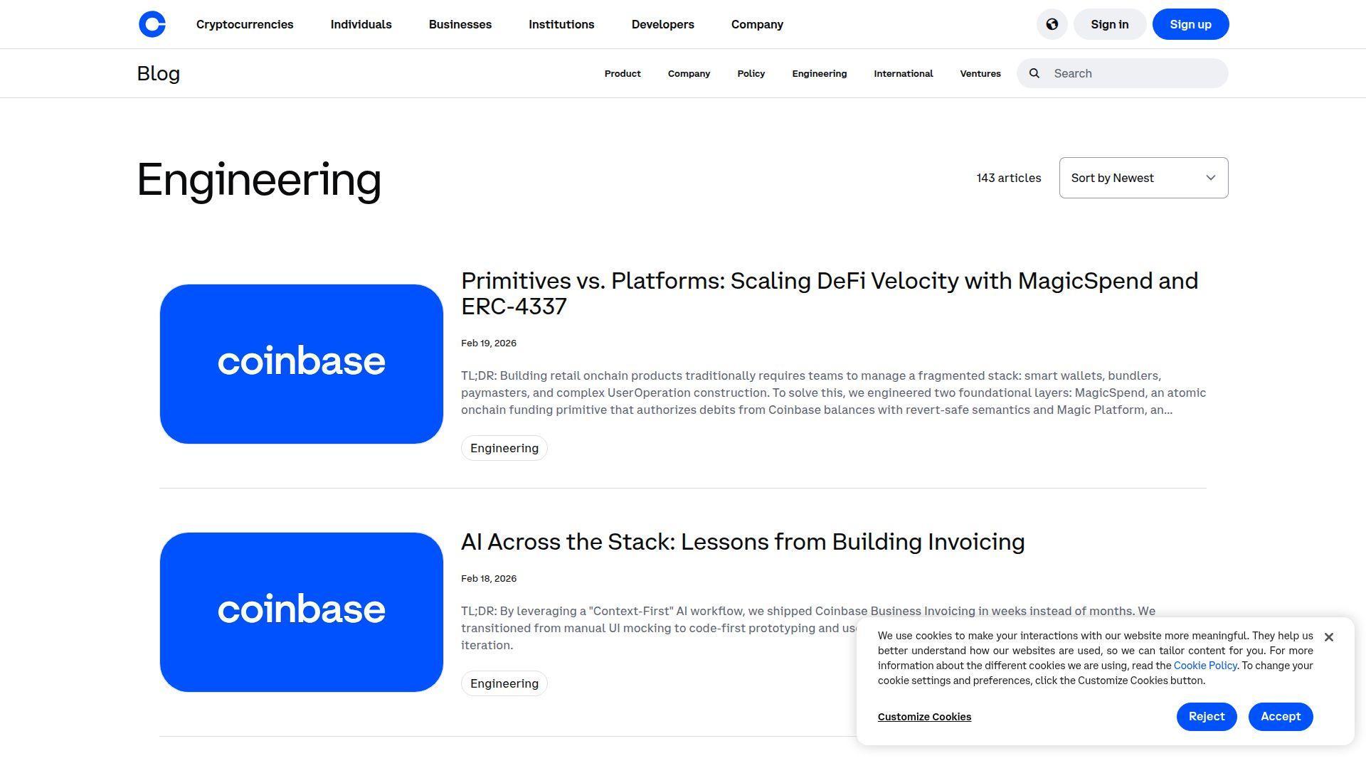 25. Coinbase Engineering