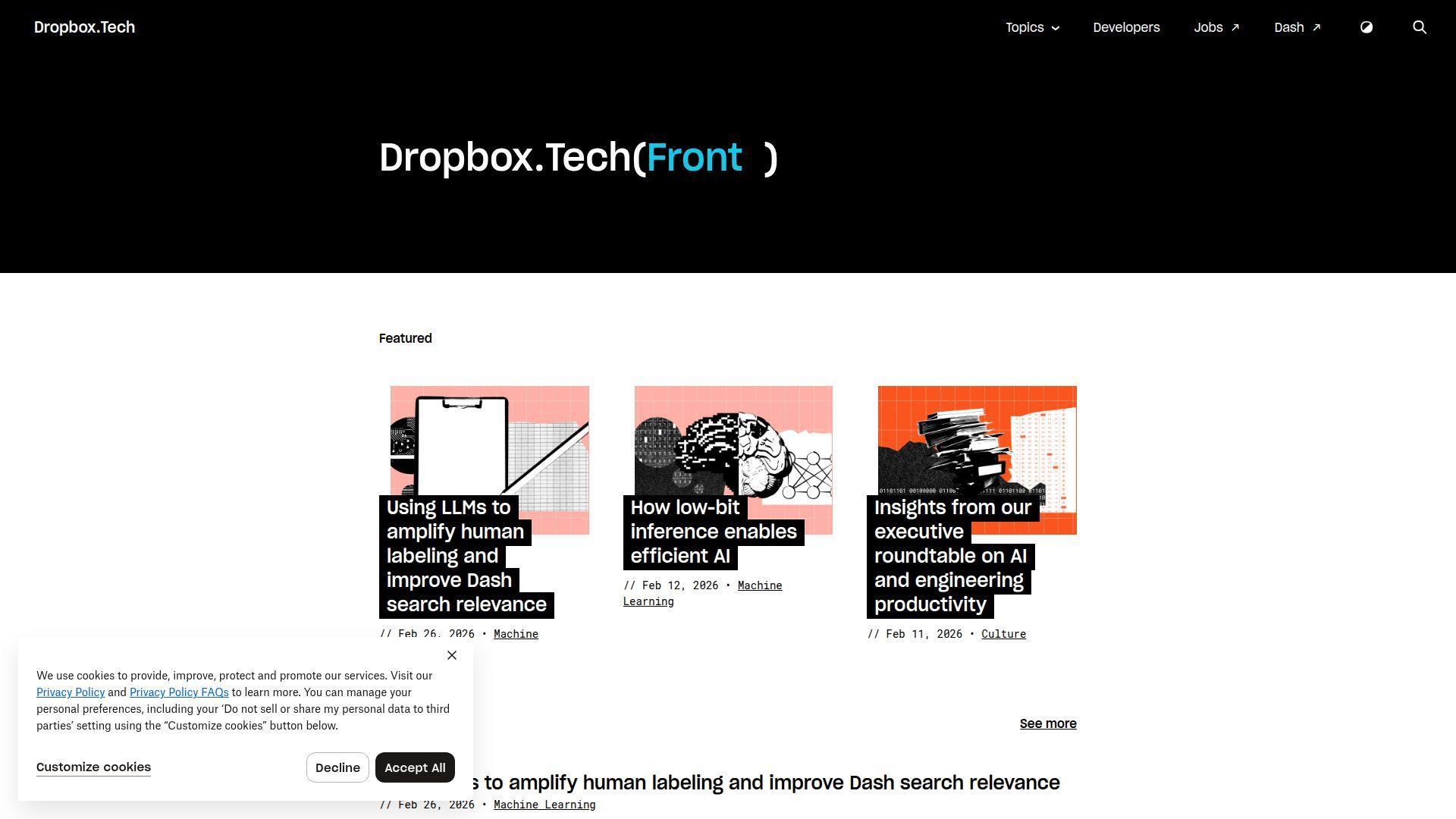 18. Dropbox Tech