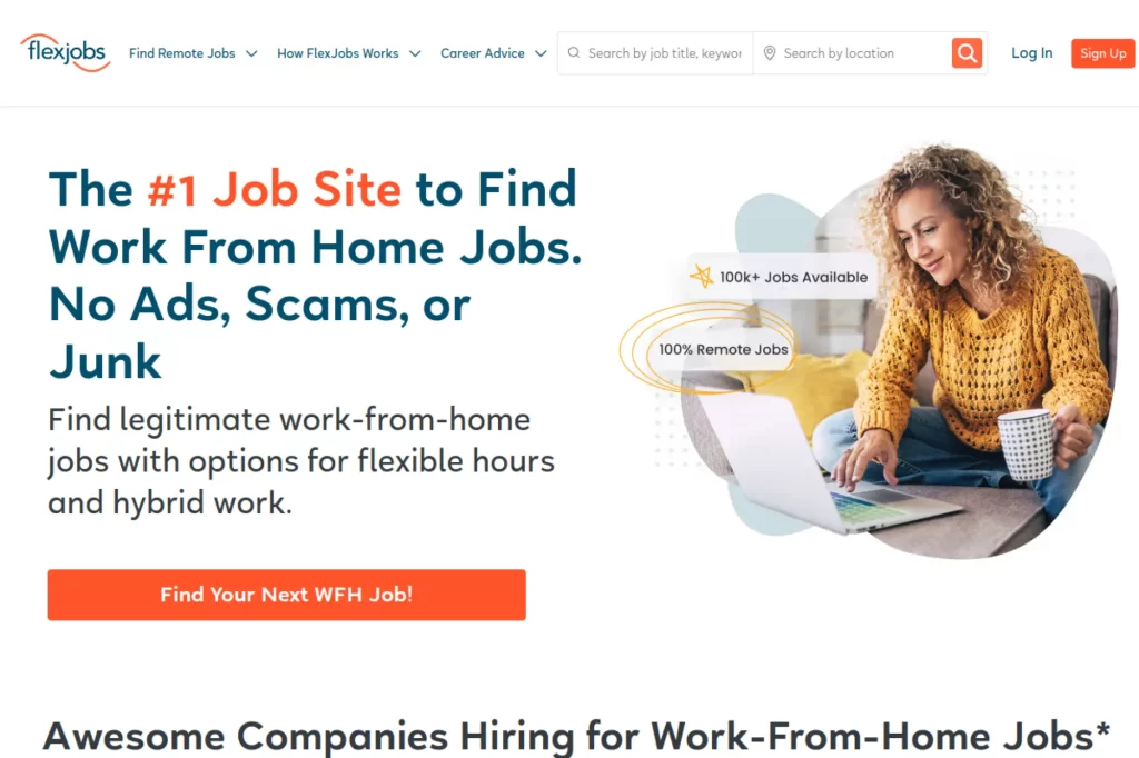 8. FlexJobs