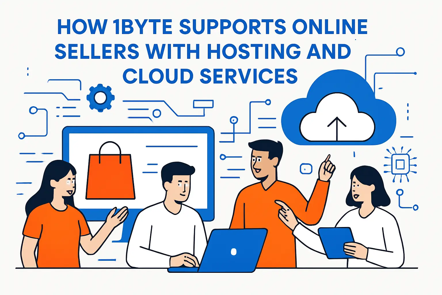 How 1Byte supports online sellers with hosting and cloud services