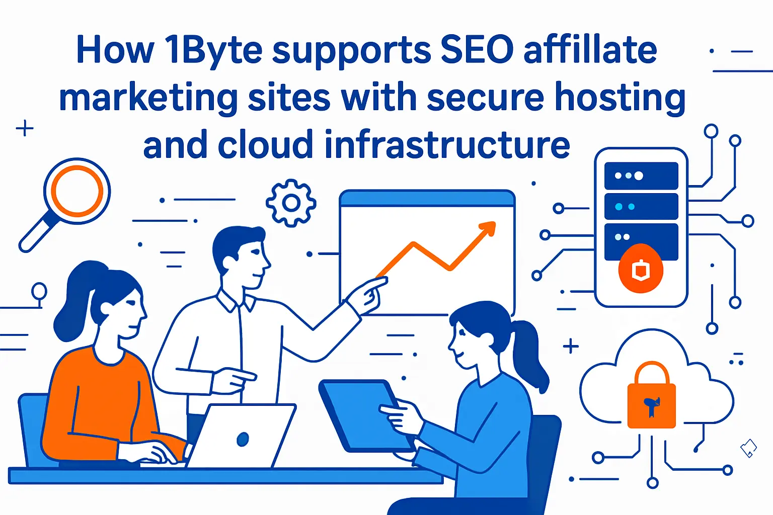 How 1Byte supports seo affiliate marketing sites with secure hosting and cloud infrastructure