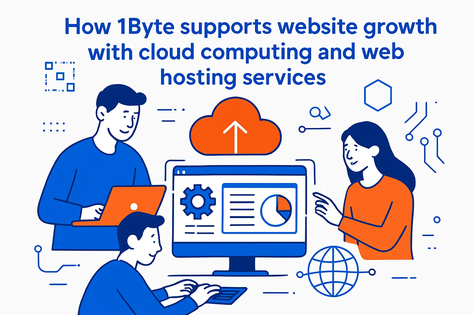 How 1Byte supports website growth with cloud computing and web hosting services