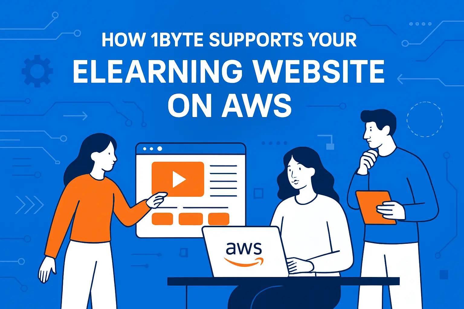 How 1Byte supports your eLearning website on AWS