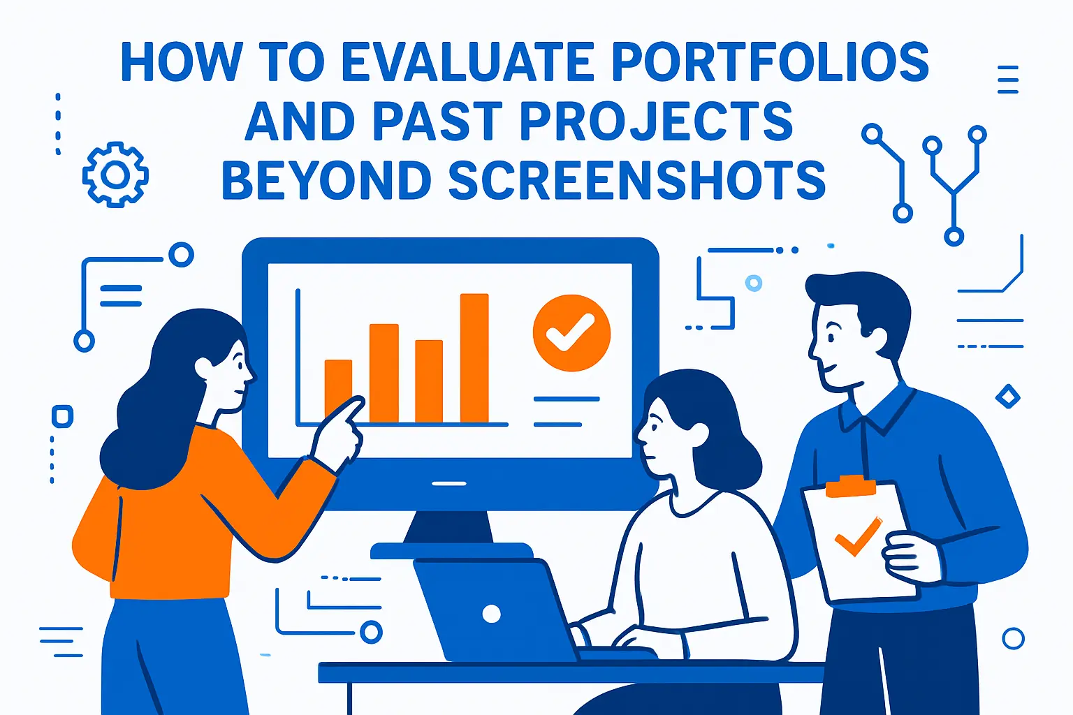 How to evaluate portfolios and past projects beyond screenshots
