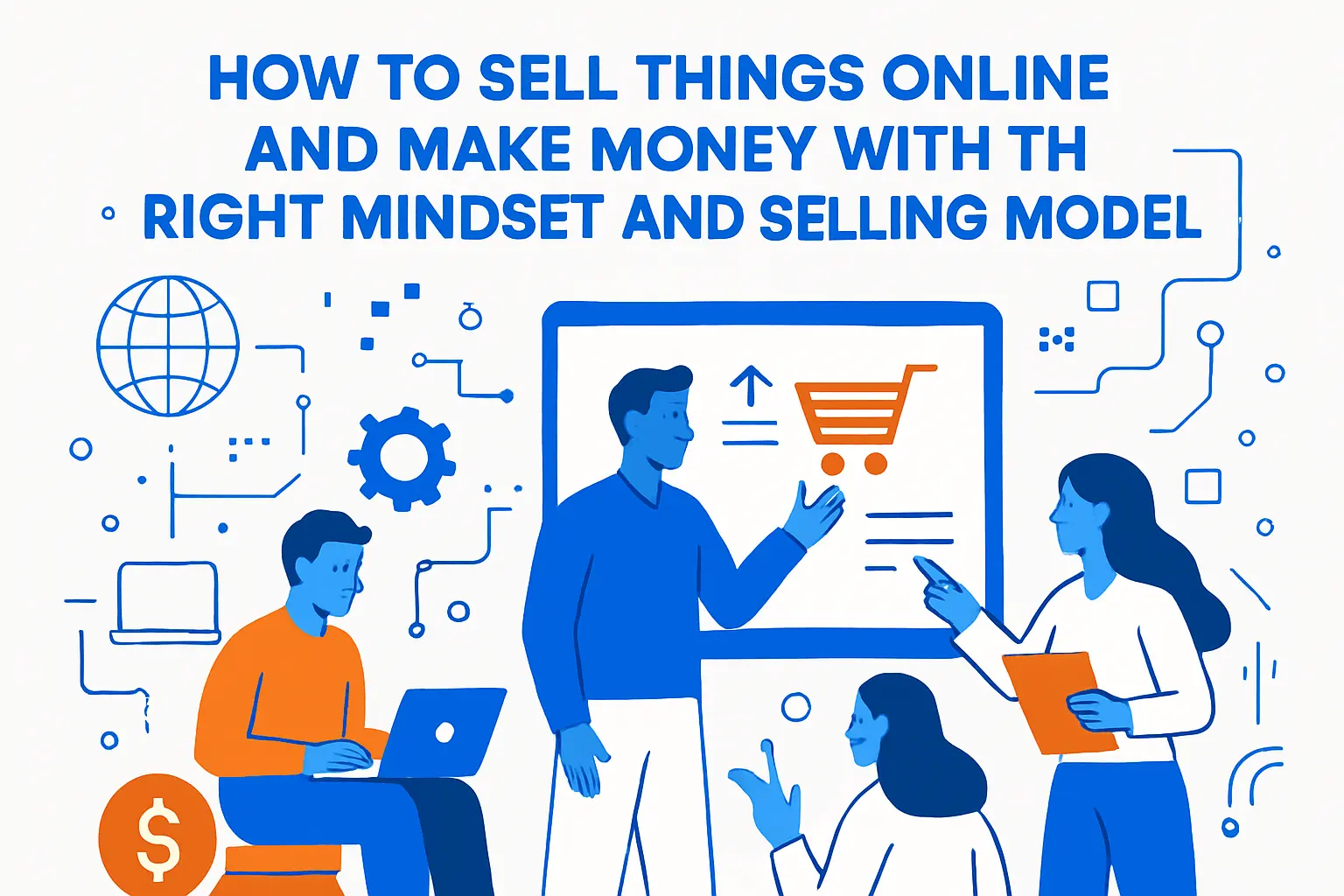How to sell things online and make money with the right mindset and selling model