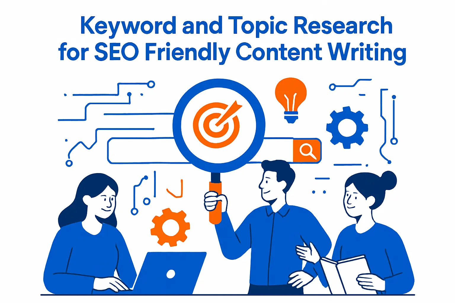 Keyword and topic research for seo friendly content writing