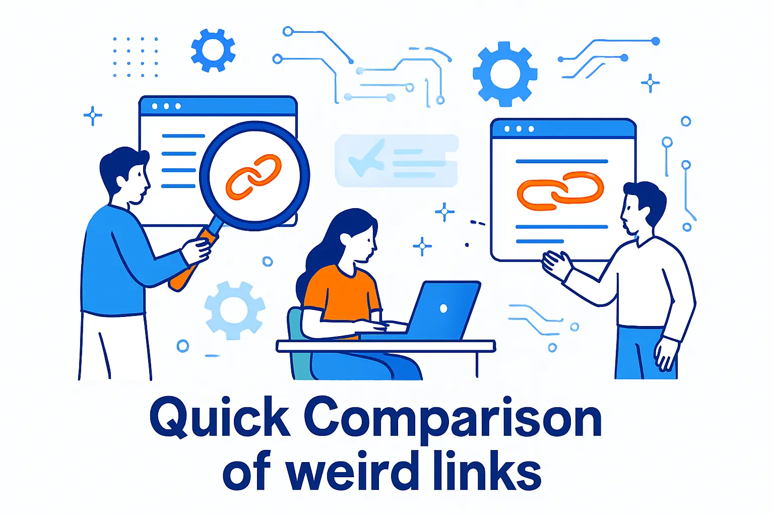 Quick Comparison of weird links