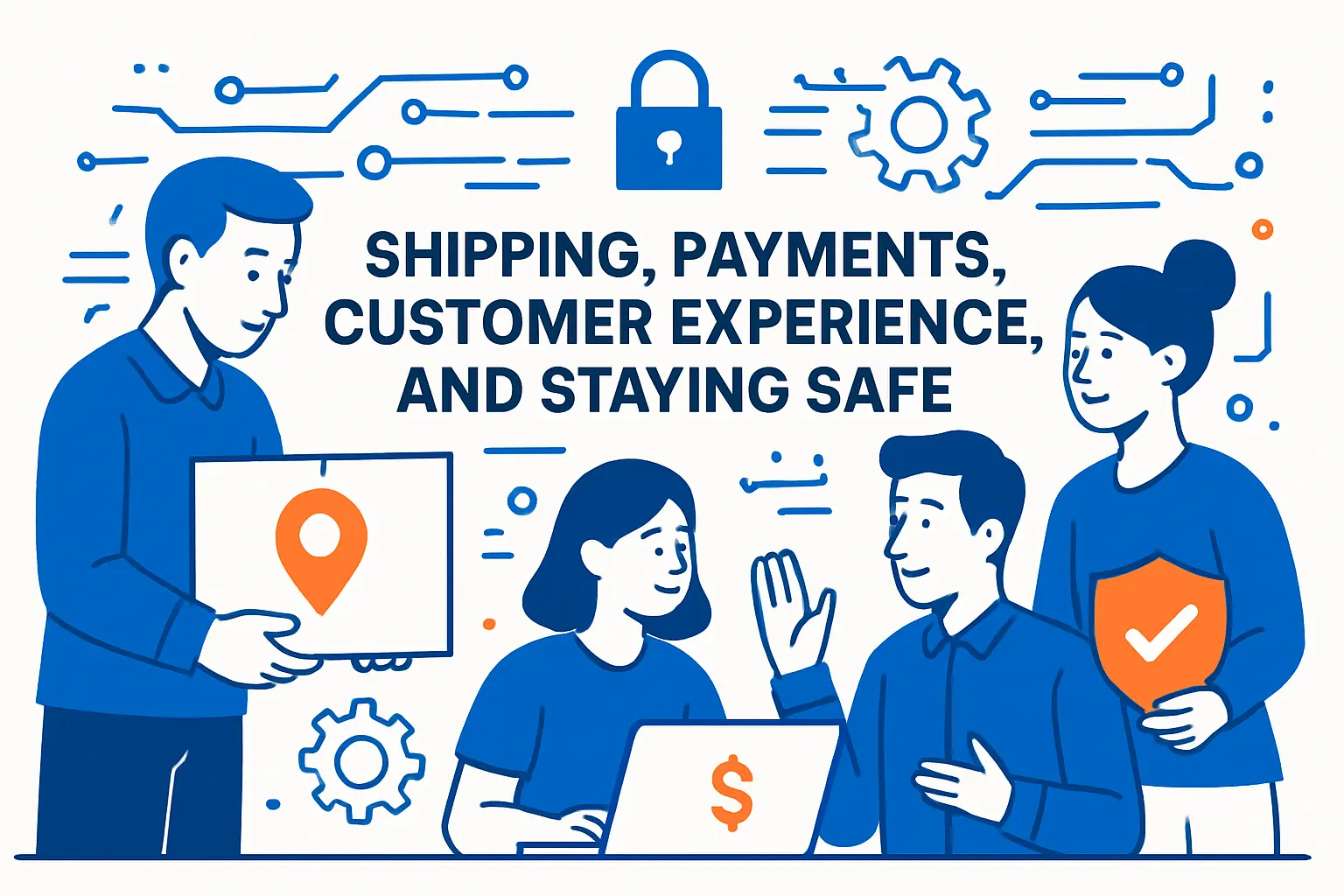 Shipping, payments, customer experience, and staying safe