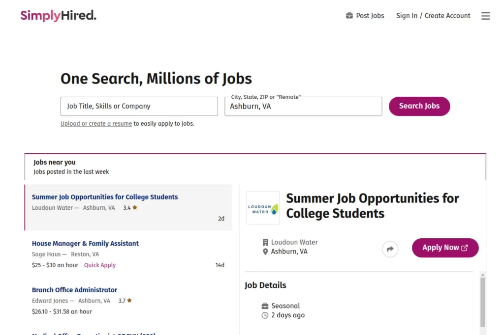 13. SimplyHired