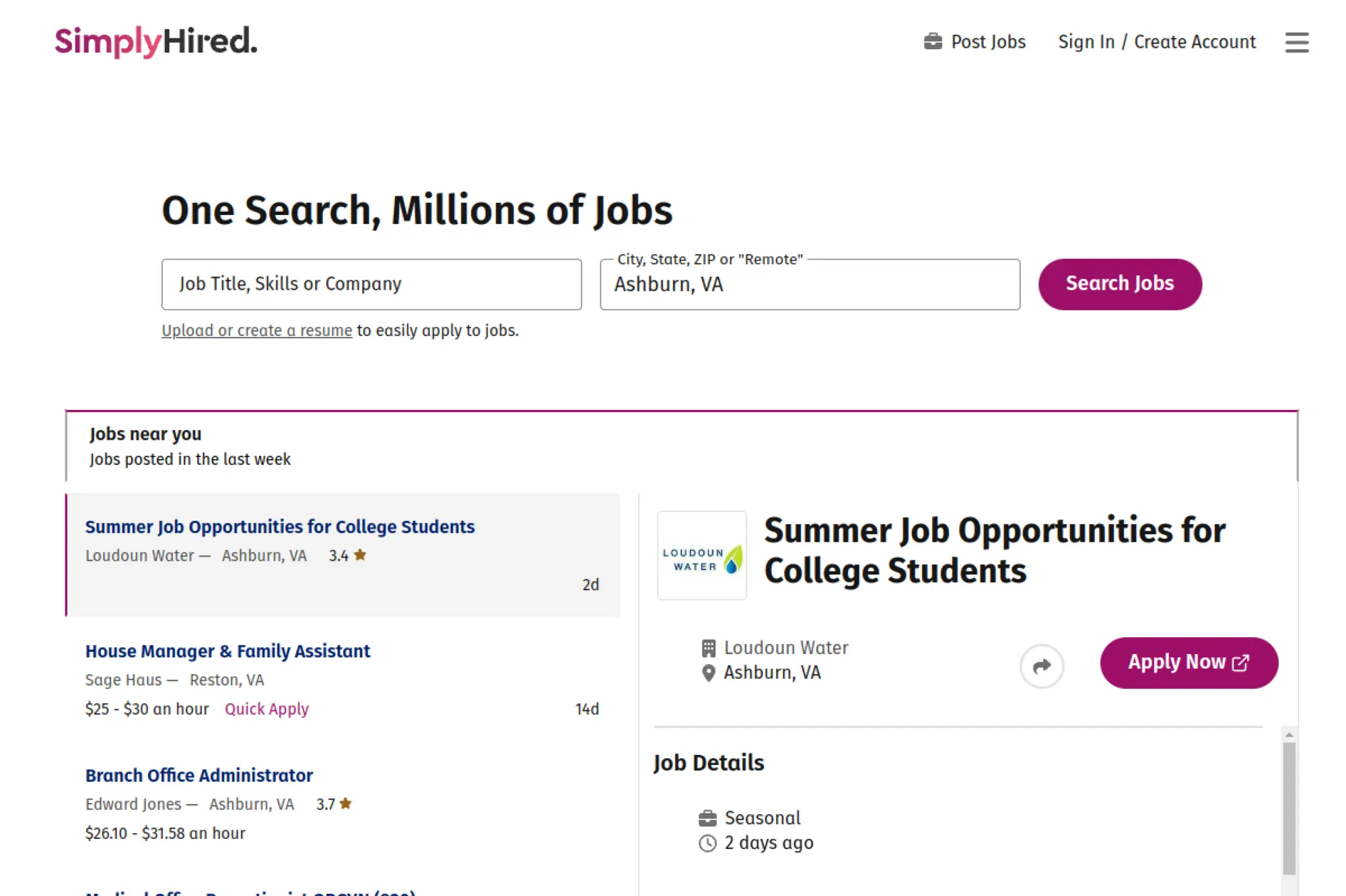 13. SimplyHired