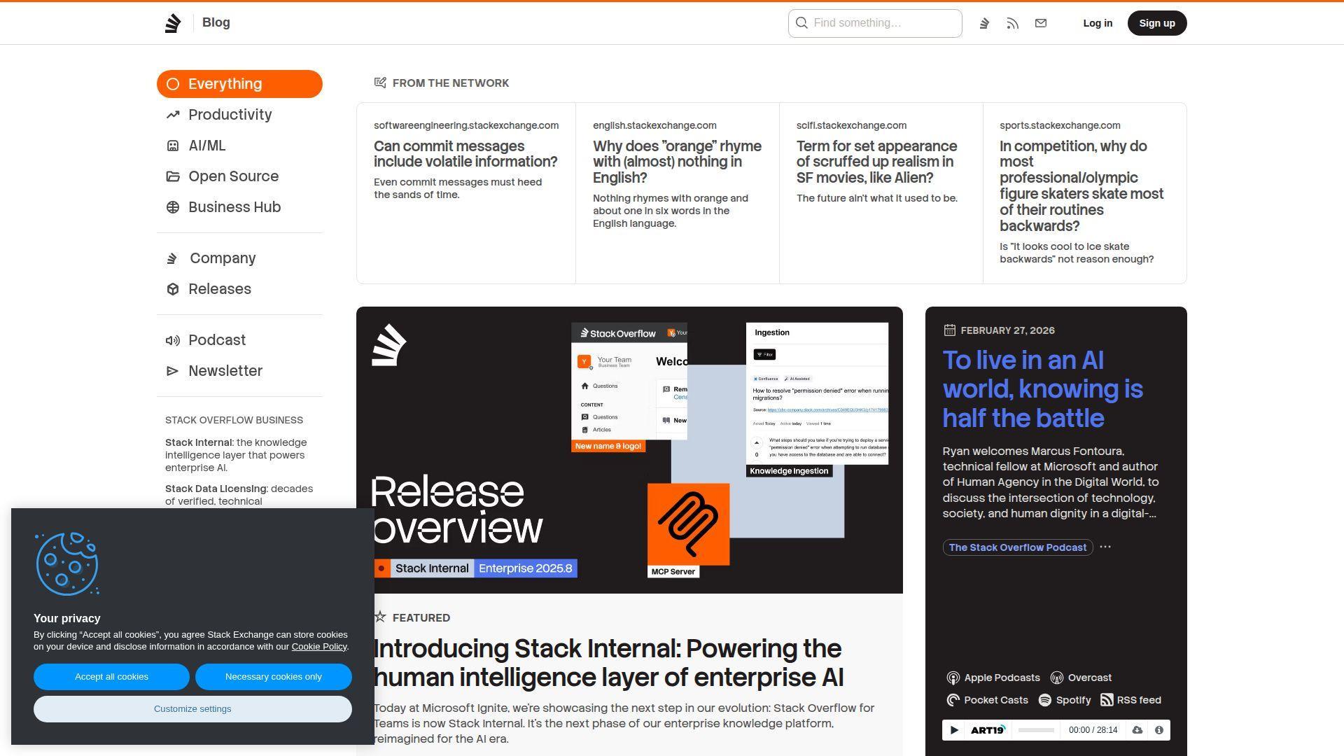24. Stack Overflow Blog