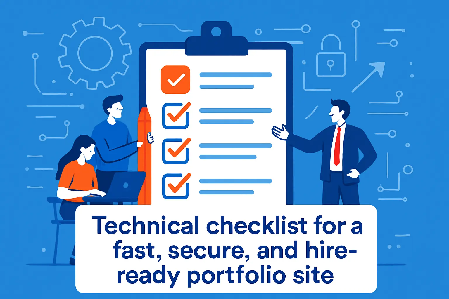 Technical checklist for a fast, secure, and hire-ready portfolio site
