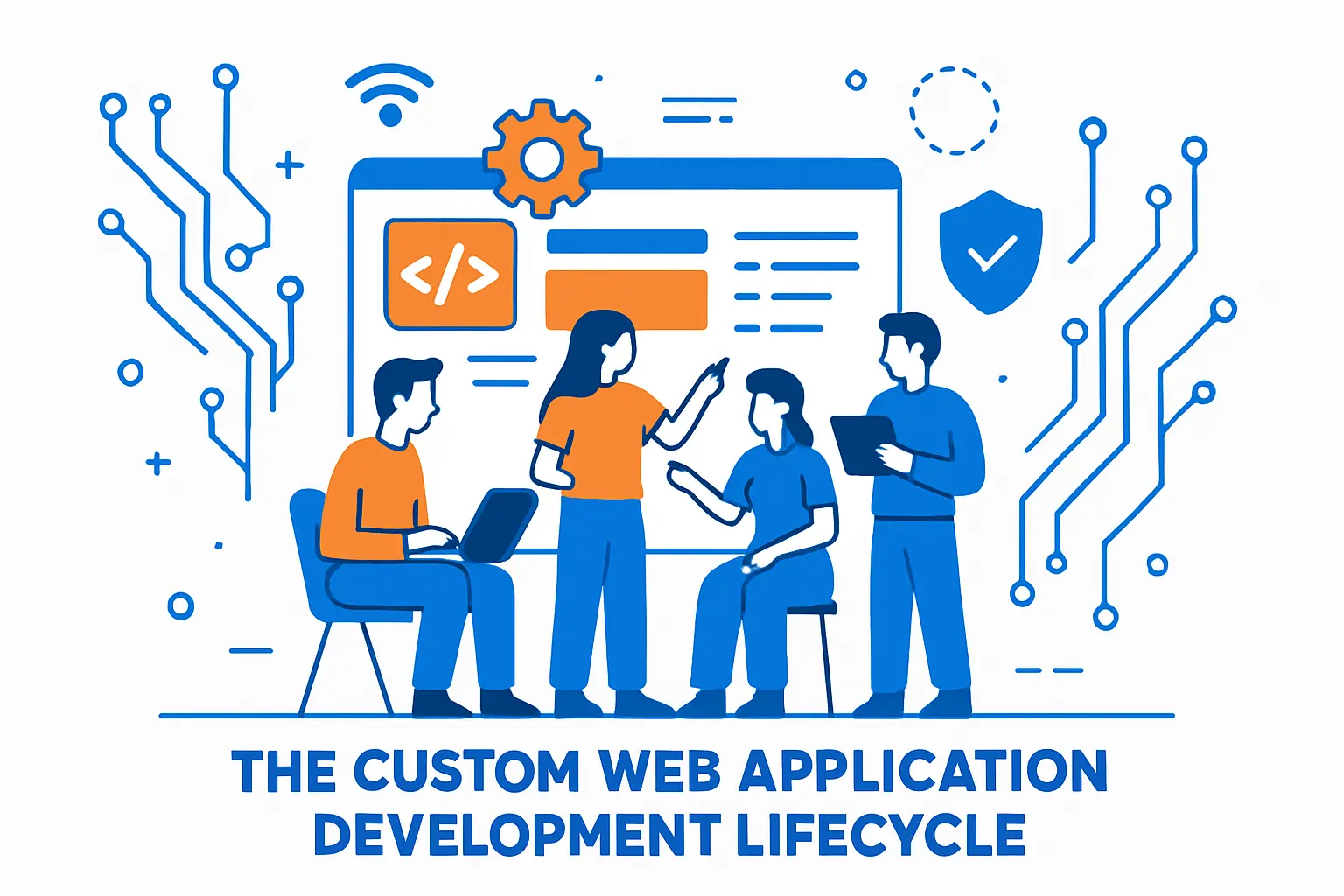 The custom web application development lifecycle