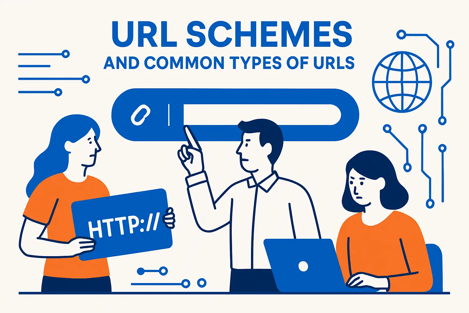 URL schemes and common types of URLs