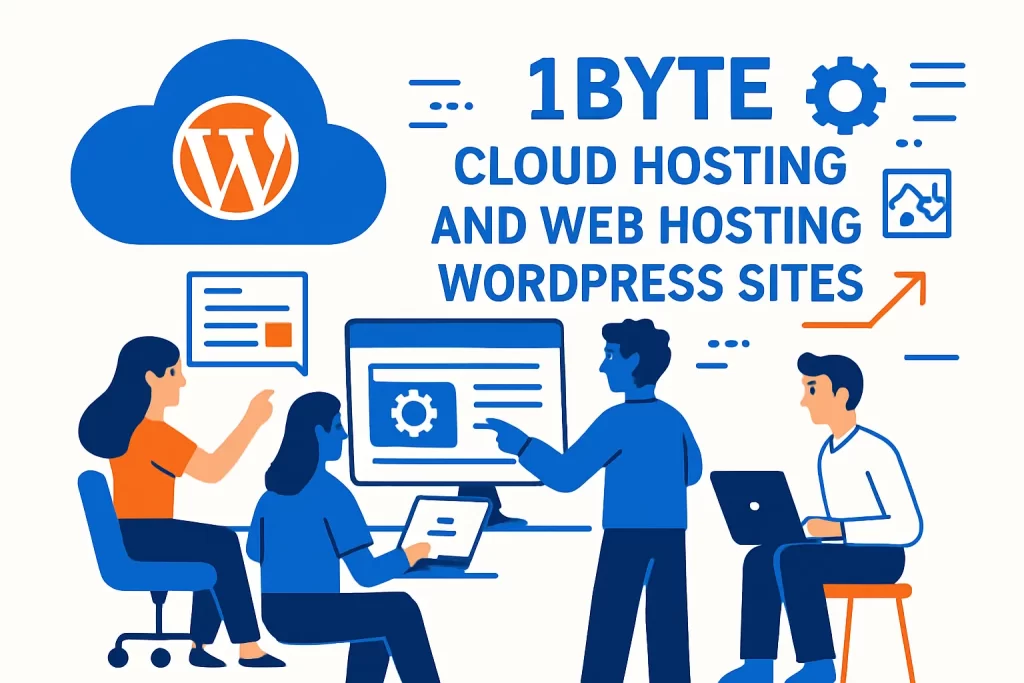 1Byte cloud hosting and web hosting for WordPress sites