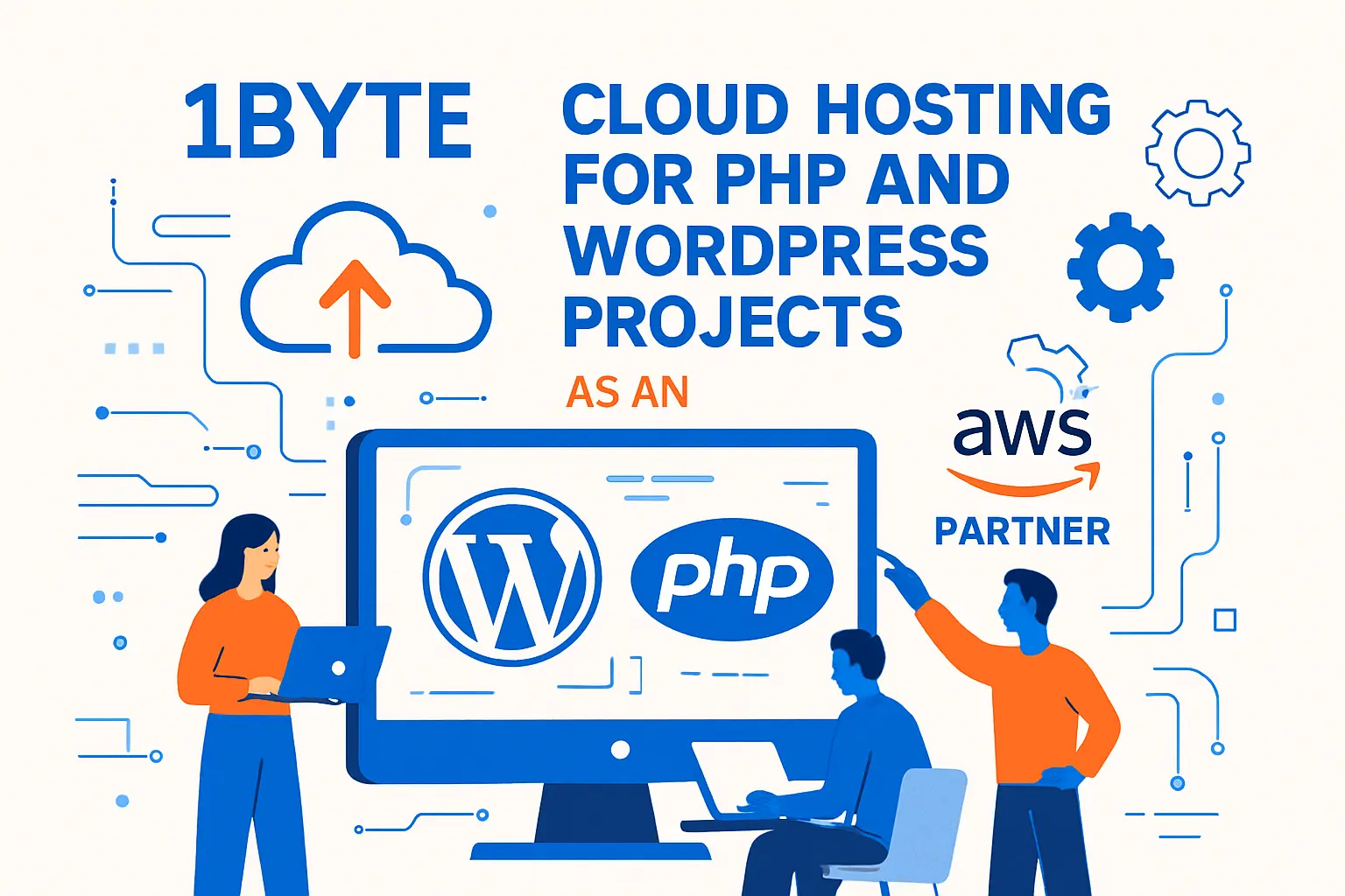 1Byte cloud hosting for PHP and WordPress projects as an AWS Partner