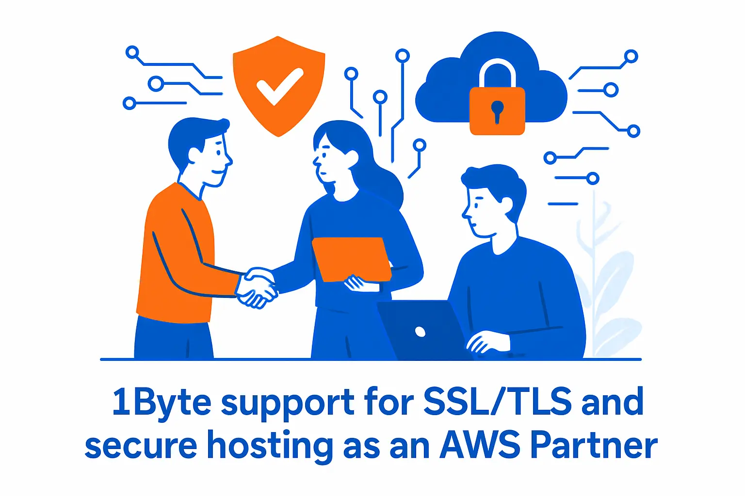 1Byte support for SSL/TLS and secure hosting as an AWS Partner