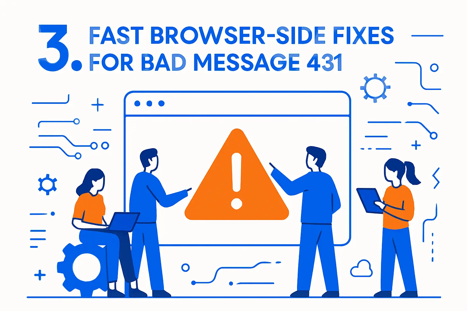 3. Fast browser-side fixes for bad message 431