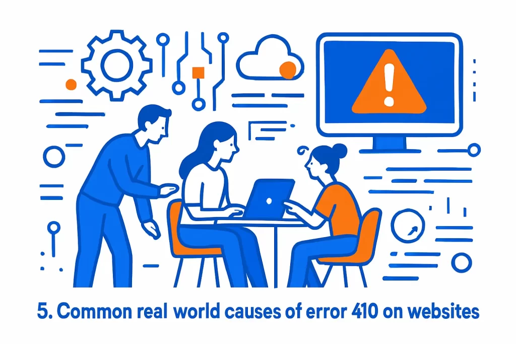 5. Common real world causes of error 410 on websites