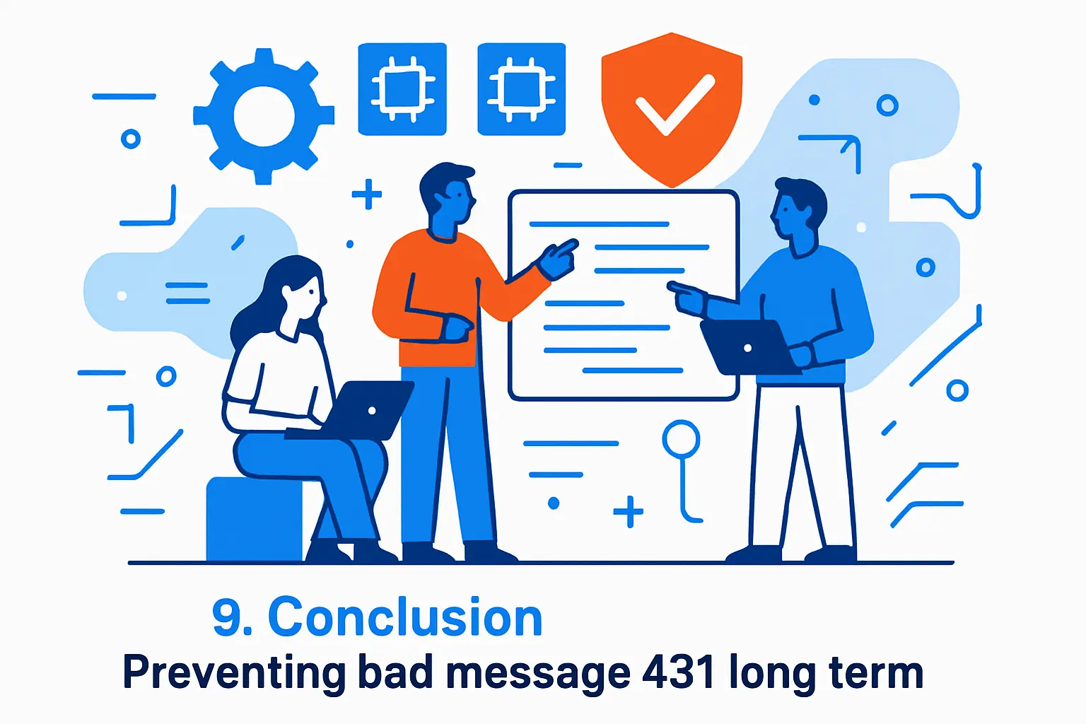 9. Conclusion: Preventing bad message 431 long term