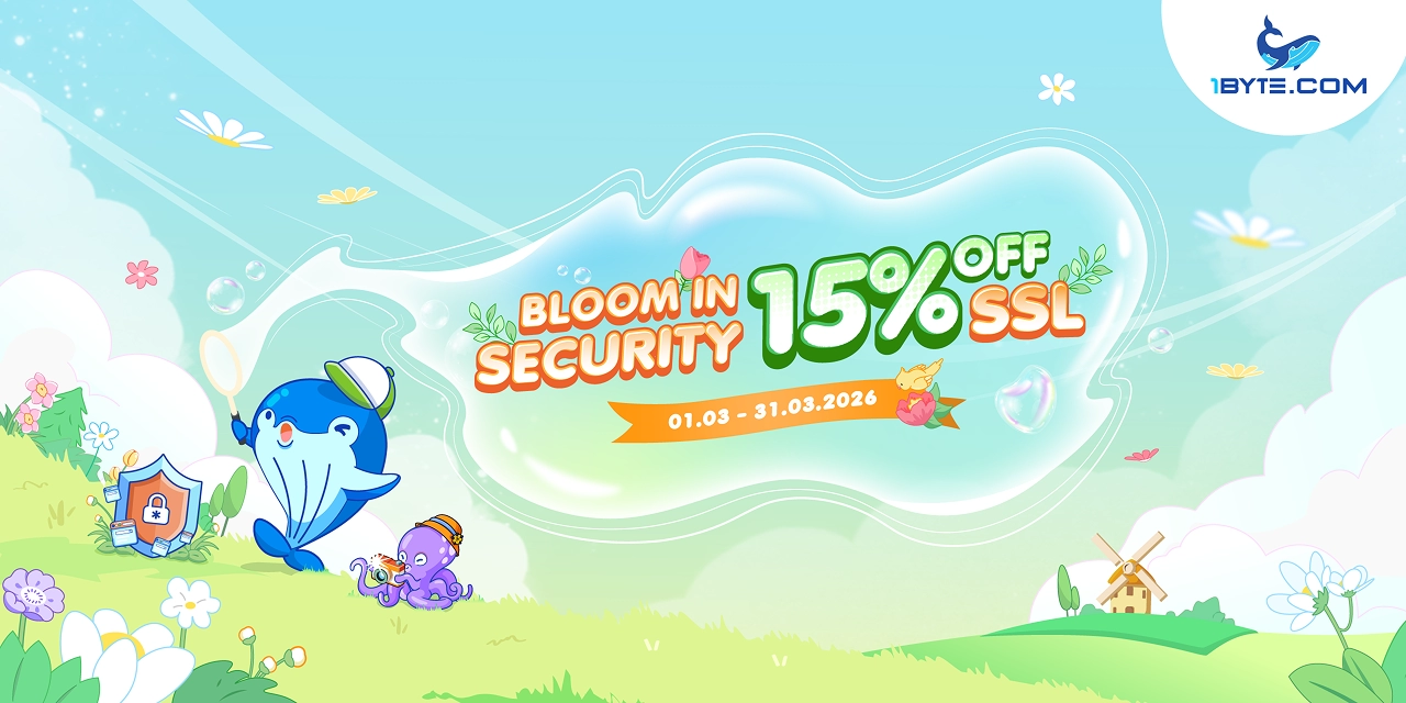 Bloom in Security with 1Byte: Get 15% Off SSL Certificates