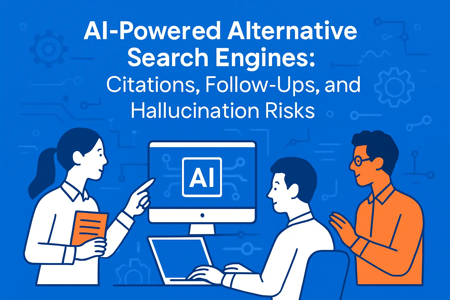 AI-Powered Alternative Search Engines: Citations, Follow-Ups, and Hallucination Risks