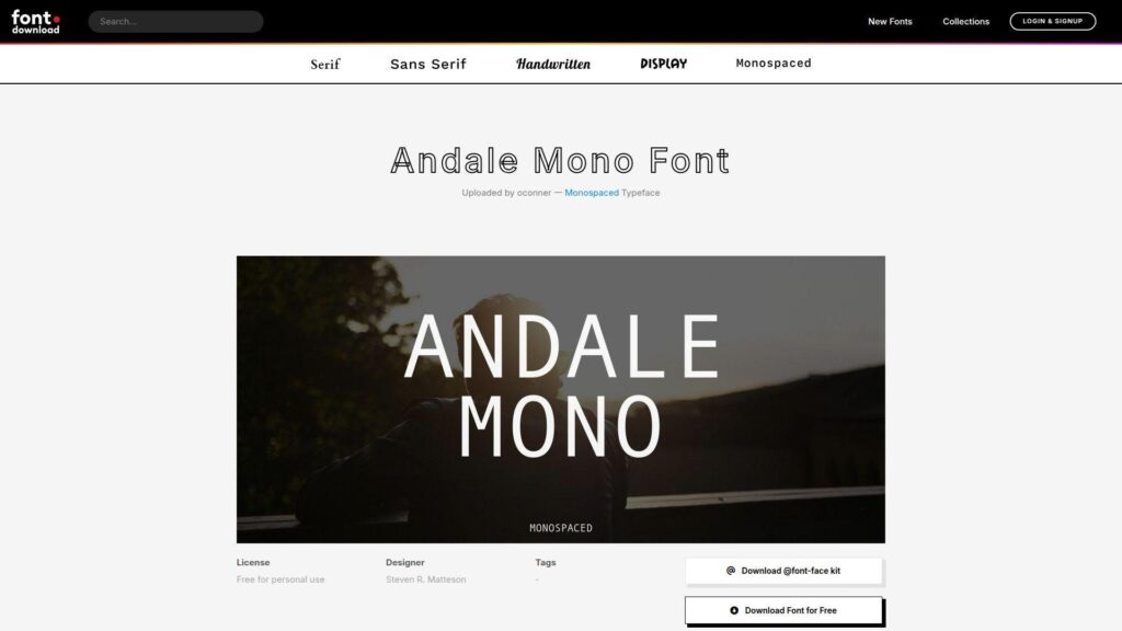 19. Andale Mono