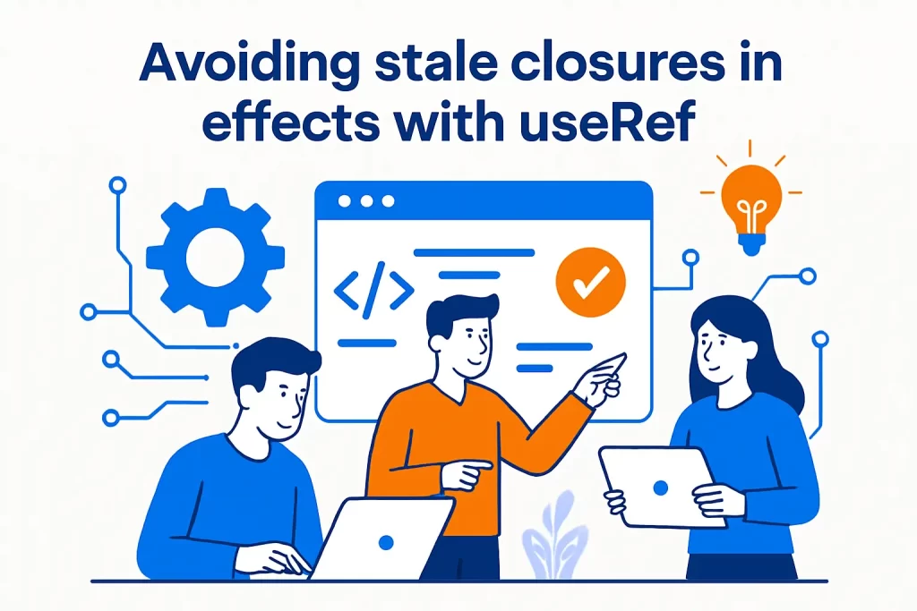 Avoiding stale closures in effects with useRef