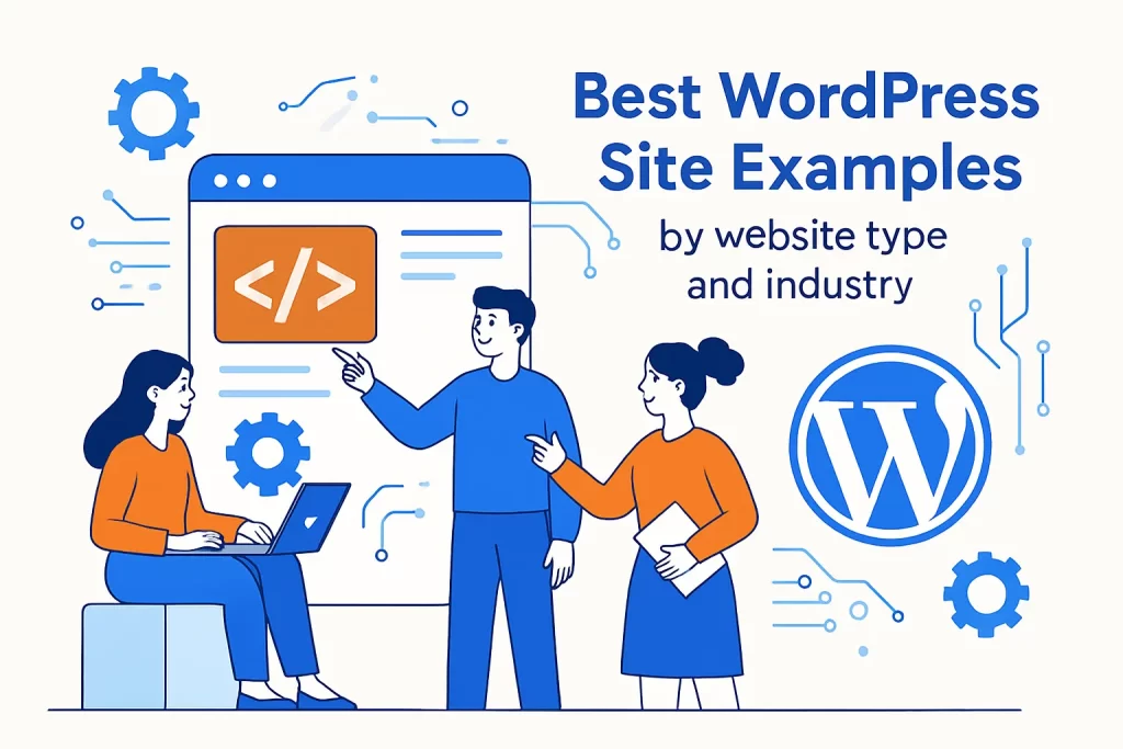 Best WordPress Site Examples by website type and industry