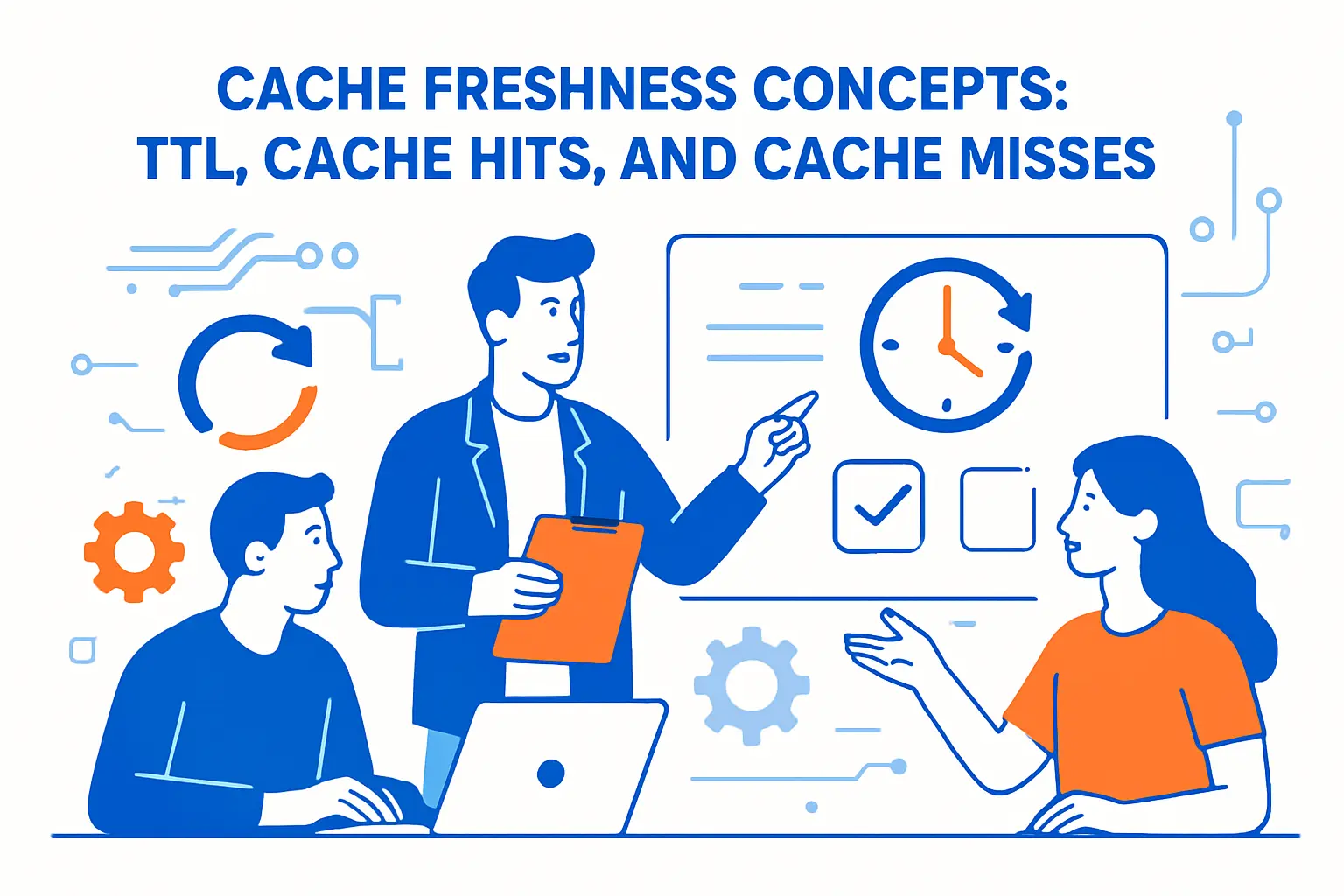 Cache freshness concepts: TTL, cache hits, and cache misses