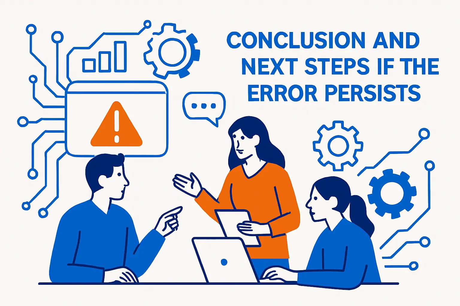 Conclusion and next steps if the error persists