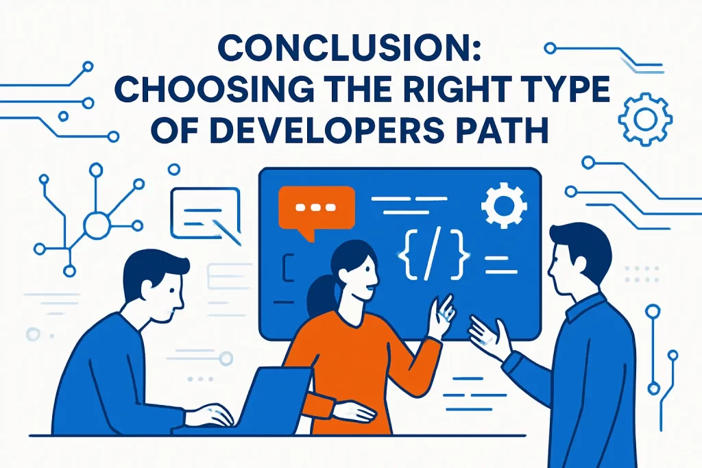 Conclusion: choosing the right types of developers path