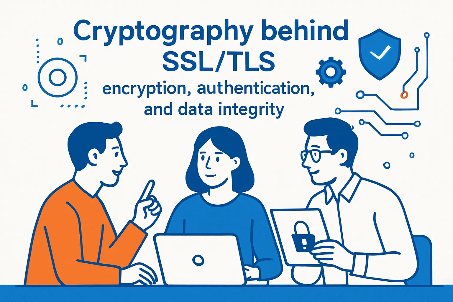 Cryptography behind SSL/TLS: encryption, authentication, and data integrity